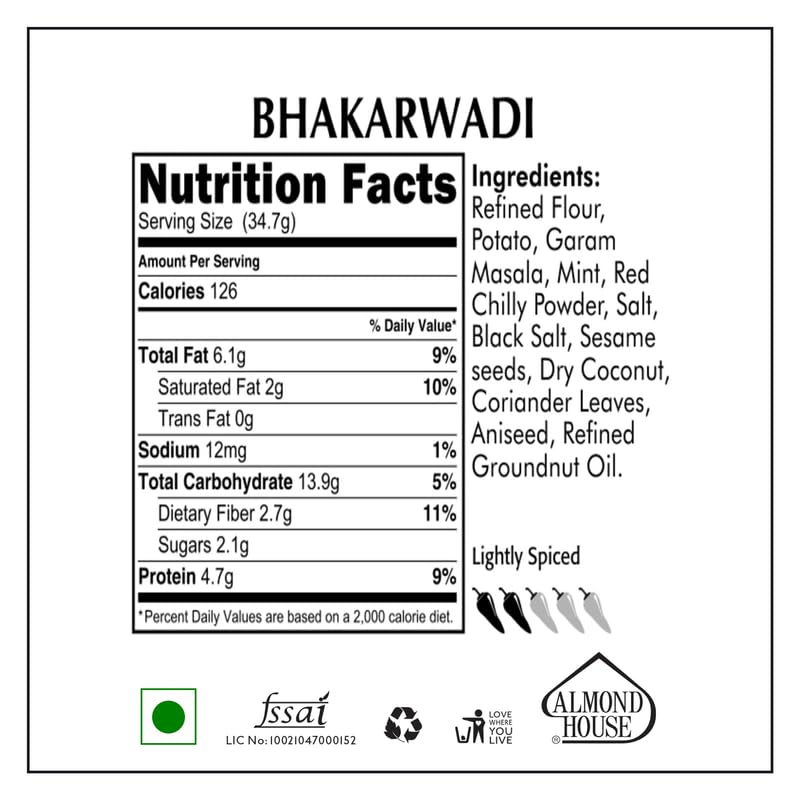Almond House India Bakharvadi - 200 Grams