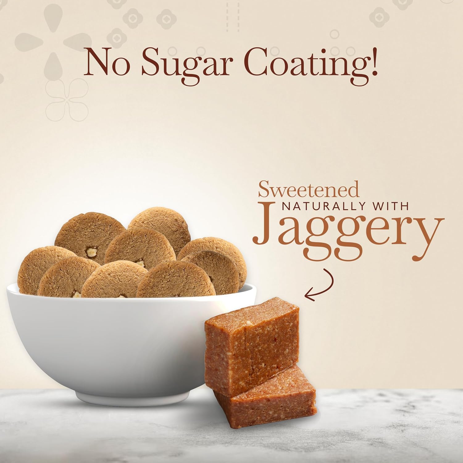 Almond House Bajra Jaggery Cookies - 250 G
