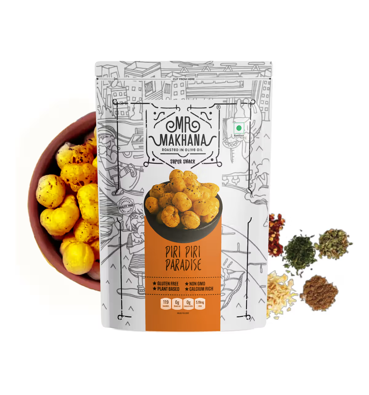 Mr Makhana Piri Piri Paradise 55 grams
