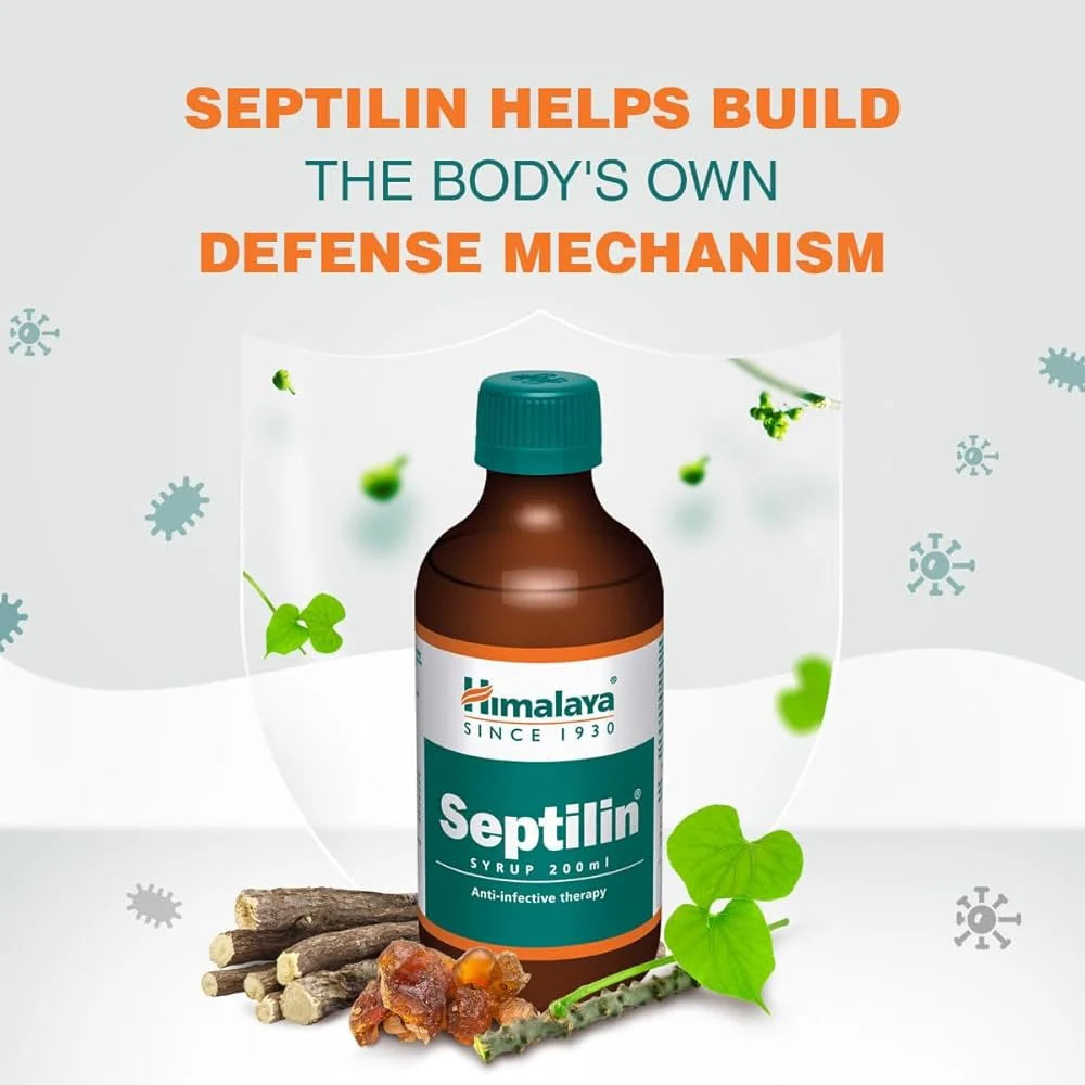 Himalaya Herbals - Septilin Syrup -200 ml - Pack of 1