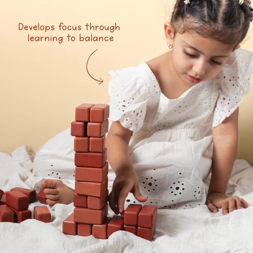 Gubbachhi Eenta Wooden Building Blocks 1 Yr +