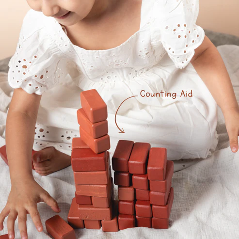 Gubbachhi Eenta Wooden Building Blocks 1 Yr +