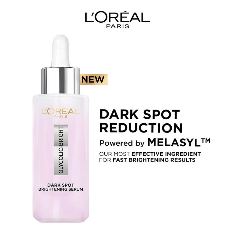 L'Oreal Paris Glycolic Bright 8% Dark Spot Brightening Serum – 15ml