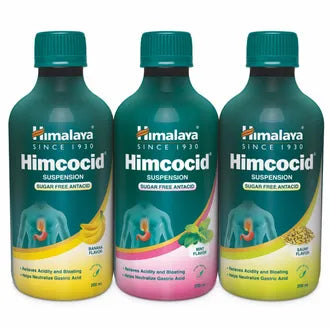 Himalaya Himcocid Sugar Free Antacid Saunf Flavour Suspension, 200 ml