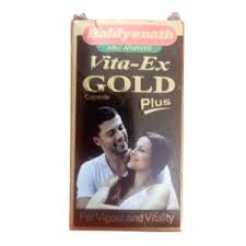 Baidyanath Vita Ex Gold Plus Capsules front of pack