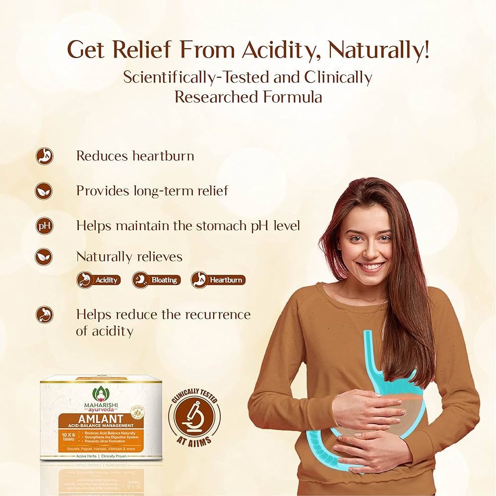 Maharishi Ayurveda Amlant For Acidity Heartburn Gas &amp; Bloating.