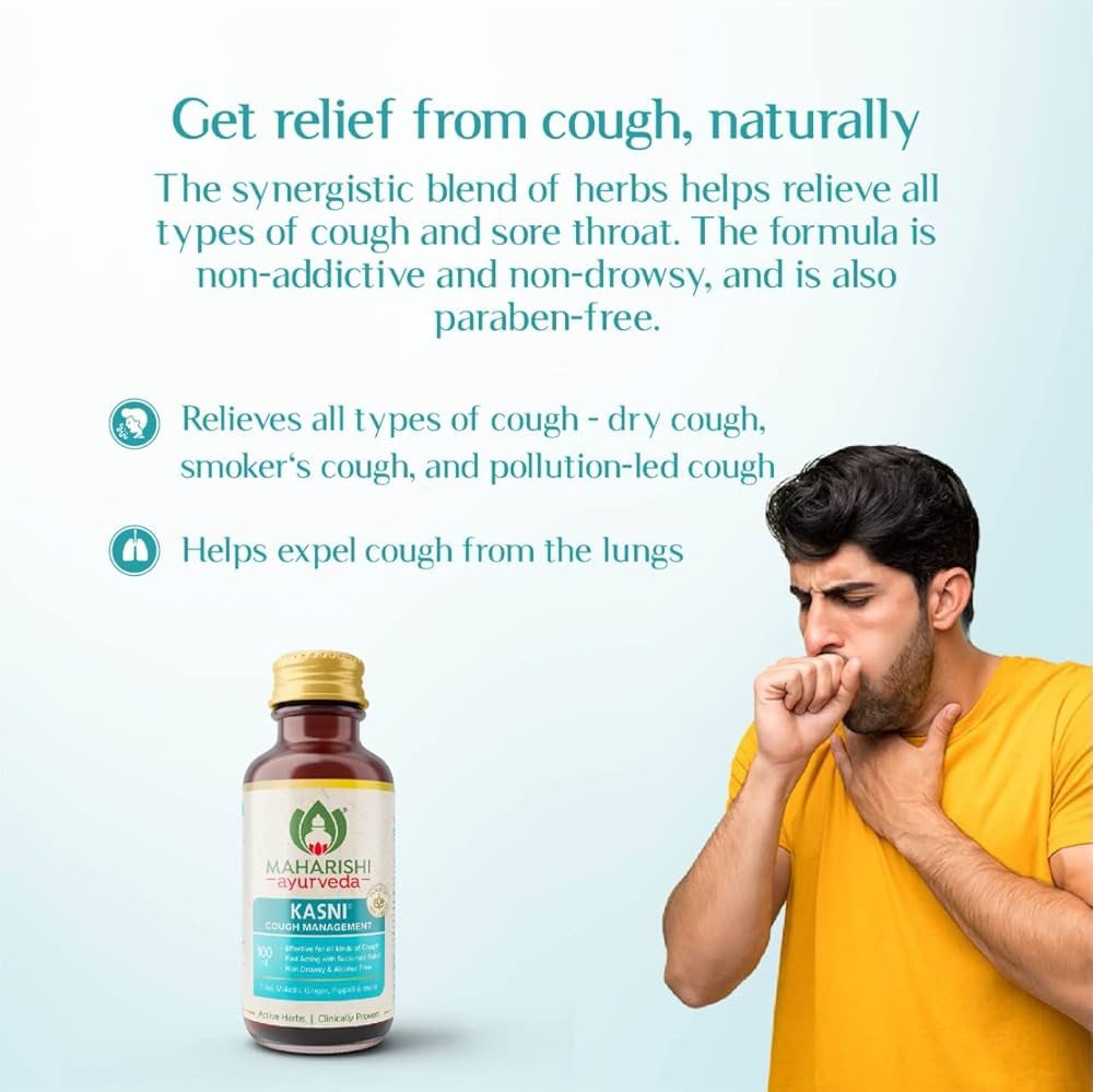 Maharishi Ayurveda Kasni Cough Syrup with Kanth Sudha