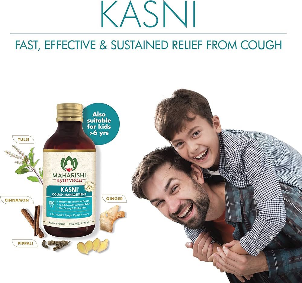 Maharishi Ayurveda Kasni Cough Syrup with Kanth Sudha