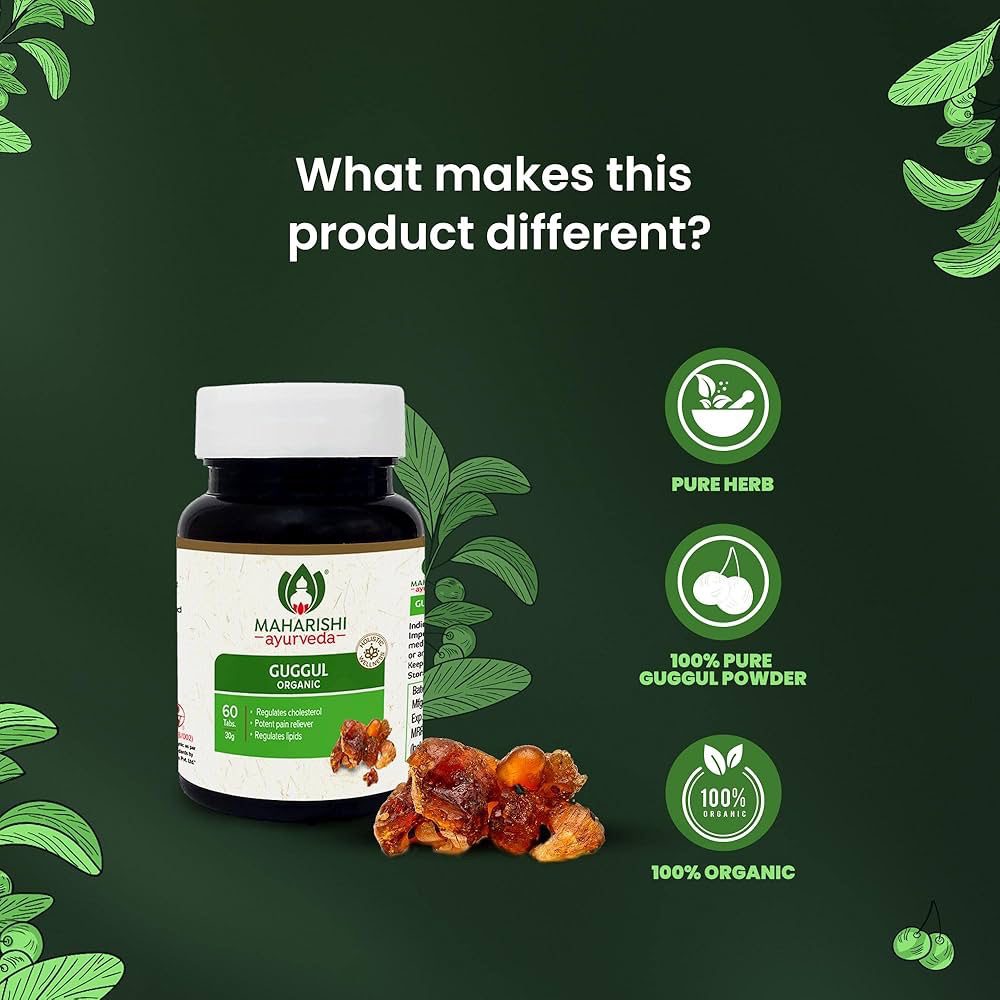Maharishi Ayurveda Organic Guggulu Tablets