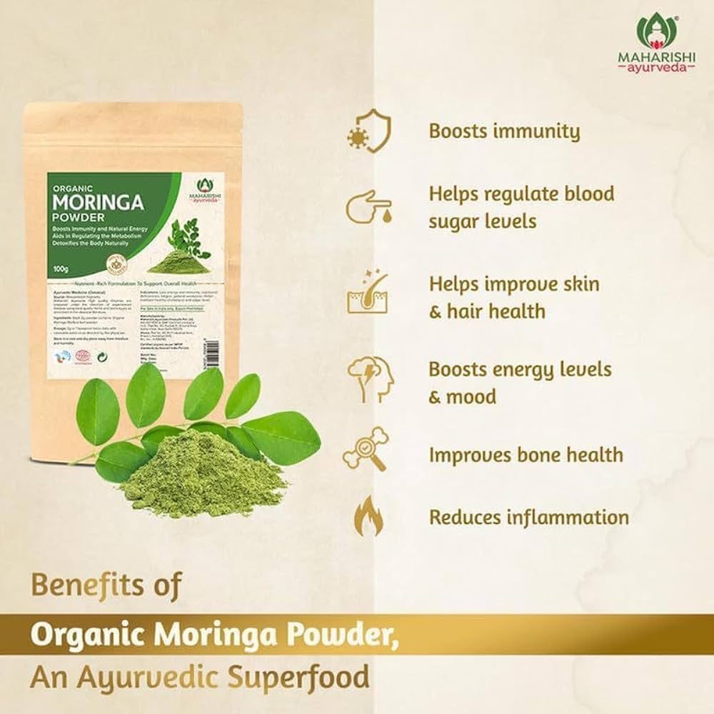 Maharishi Ayurveda Organic Moringa Powder 100g