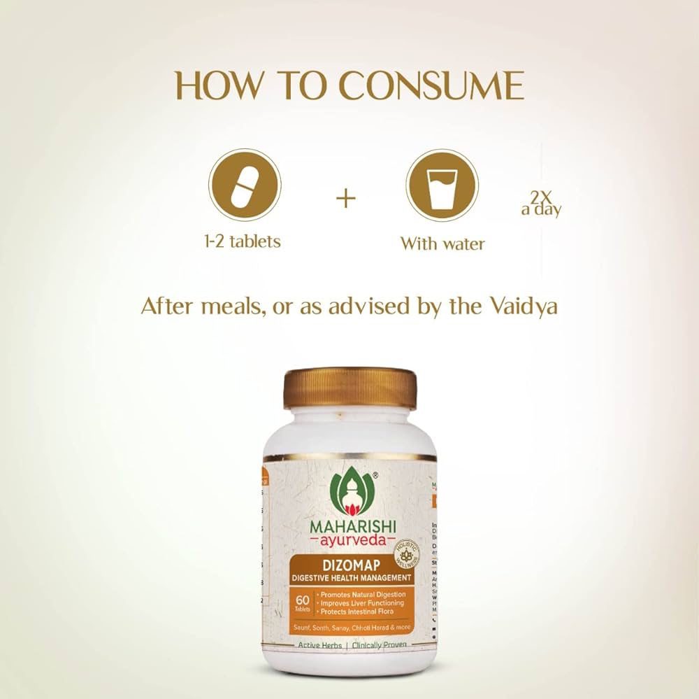 Maharishi Ayurveda Dizomap, Ayurvedic Tablet 60 count