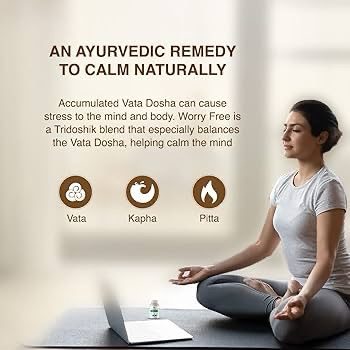 Maharishi Ayurveda Ashwagandha Worry Free Ayurvedic Tablets