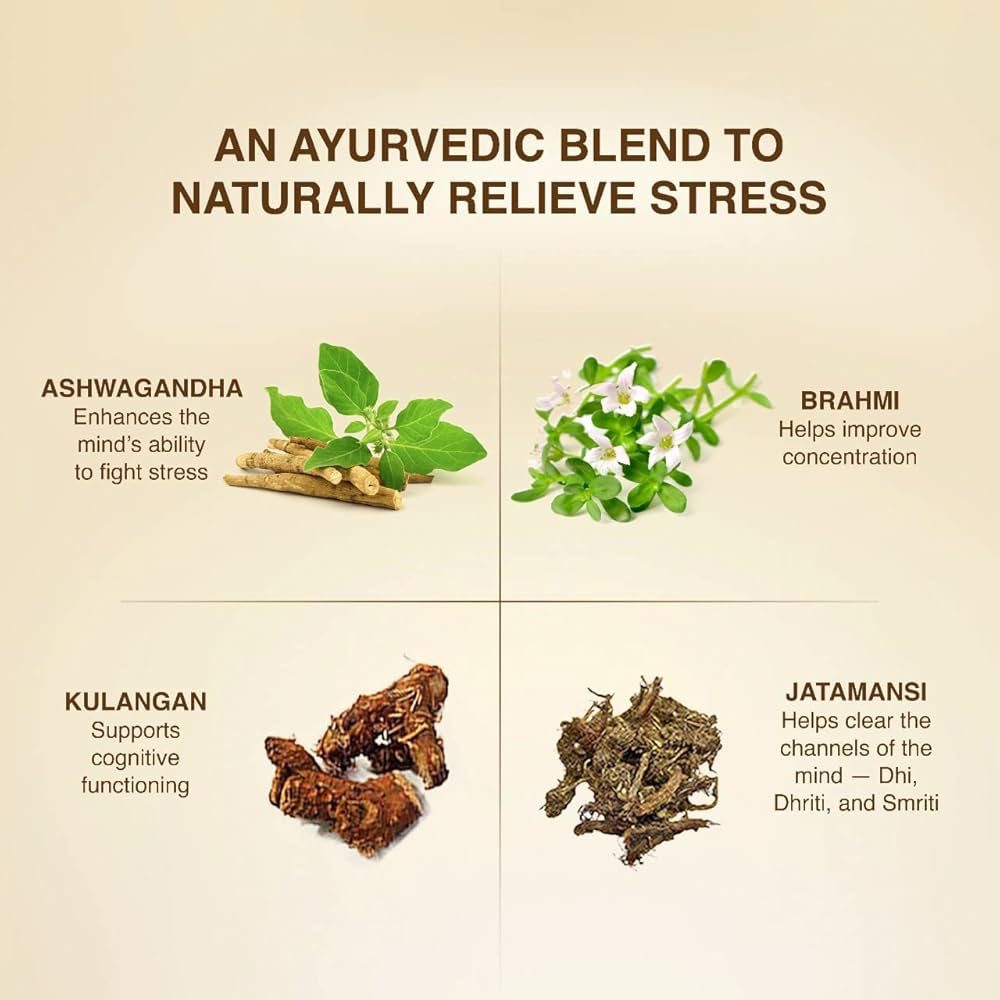 Maharishi Ayurveda Ashwagandha Worry Free Ayurvedic Tablets
