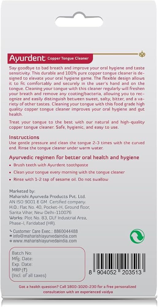 Maharishi Ayurveda Ayurdent Tongue Cleaner for Kids