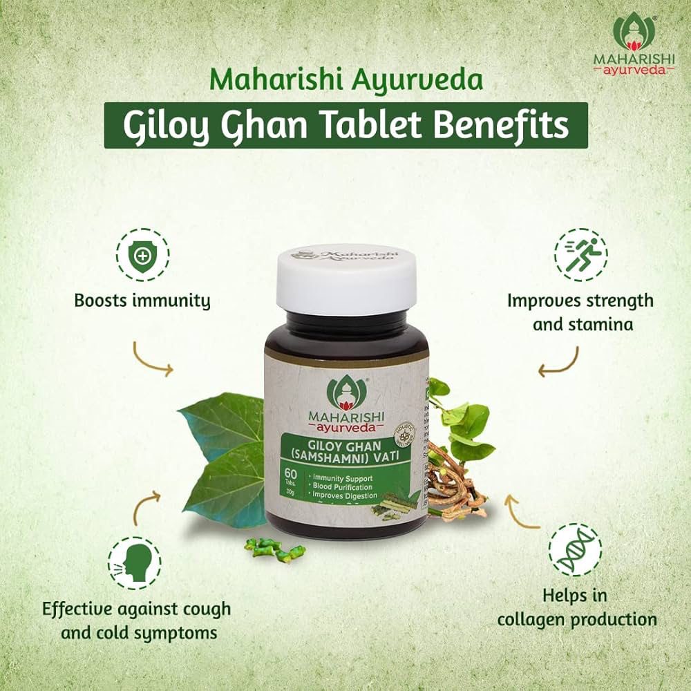 Maharishi Ayurveda Giloy Ghan Vati