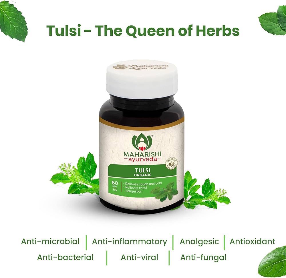 Maharishi Ayurveda Organic Tulsi Tablets