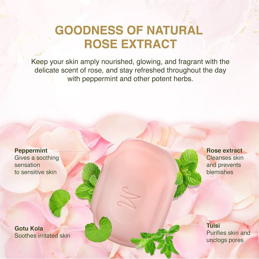 Maharishi Ayurveda Rose Soap 100 gm (Pack of 2