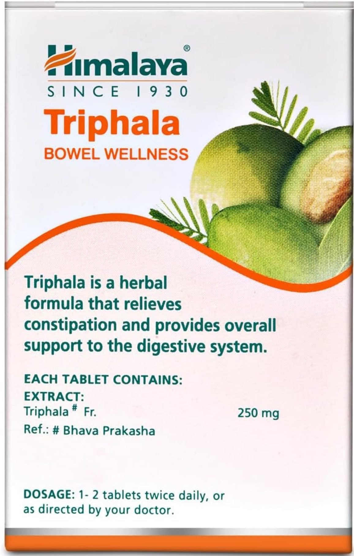 Himalaya Triphala - 60 Capsules