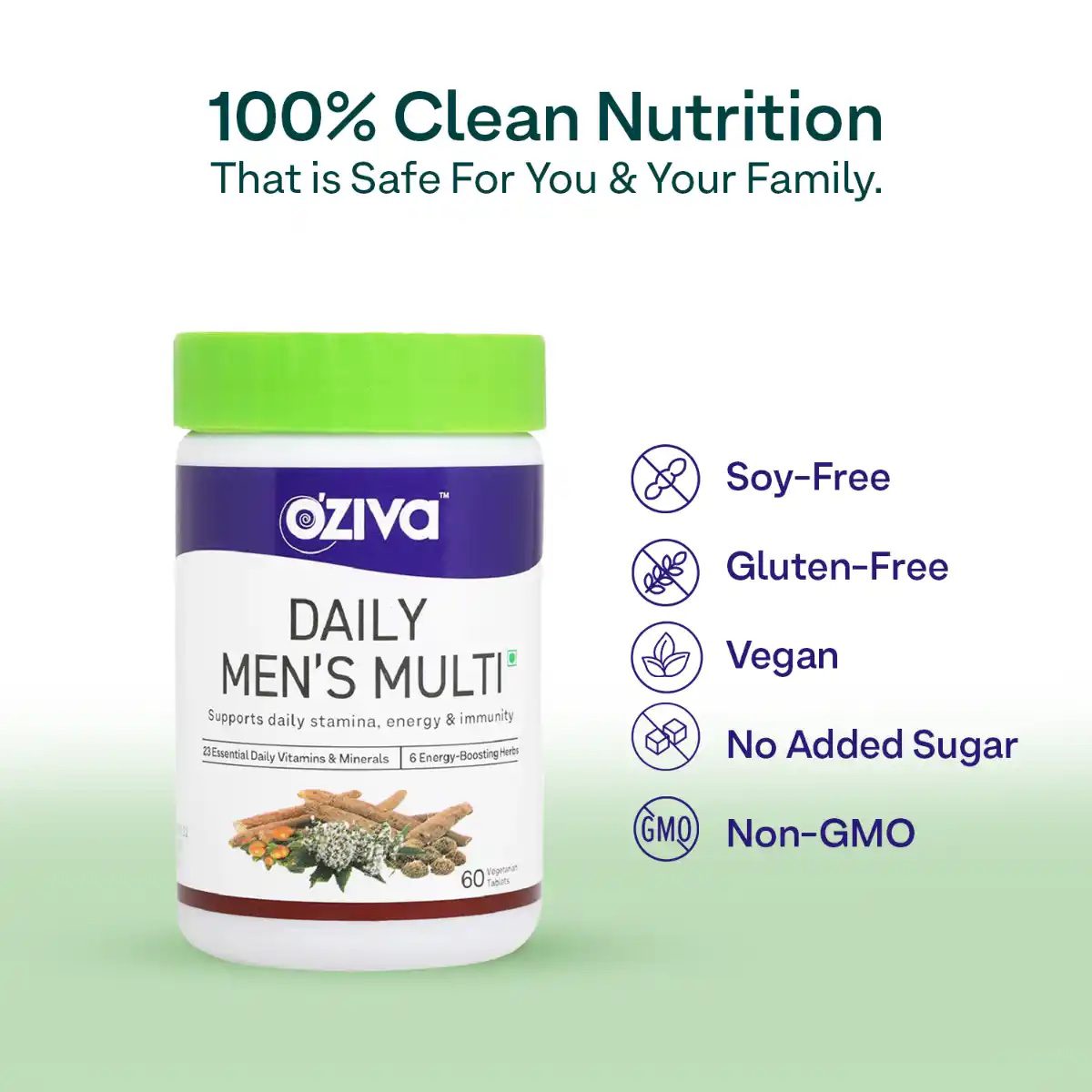 OZiva Daily Men's Multi, 60 Tablets