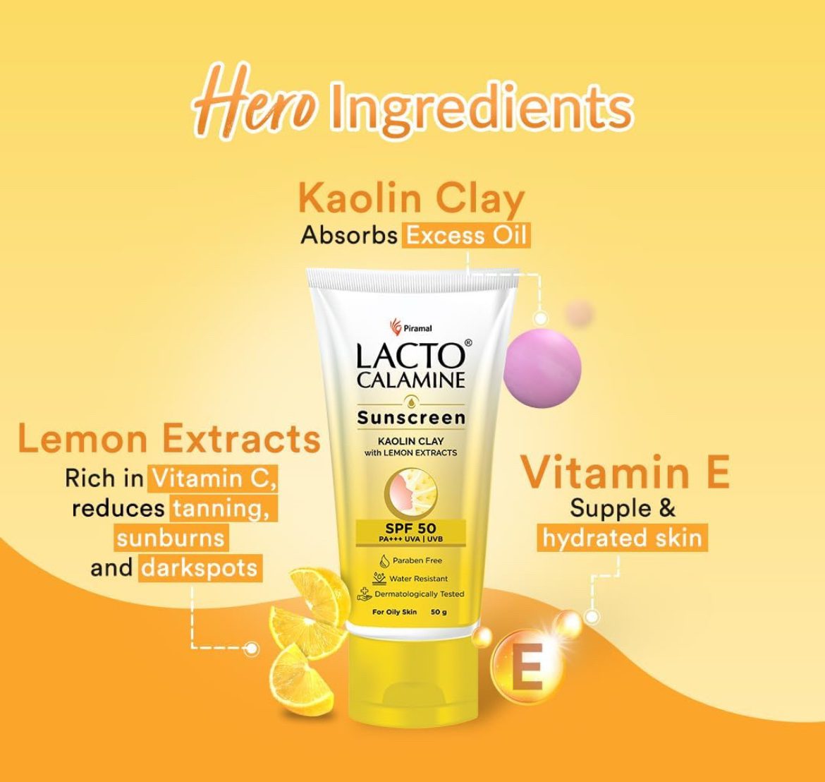 Lacto Calamine Sunscreen SPF 50 | 50g