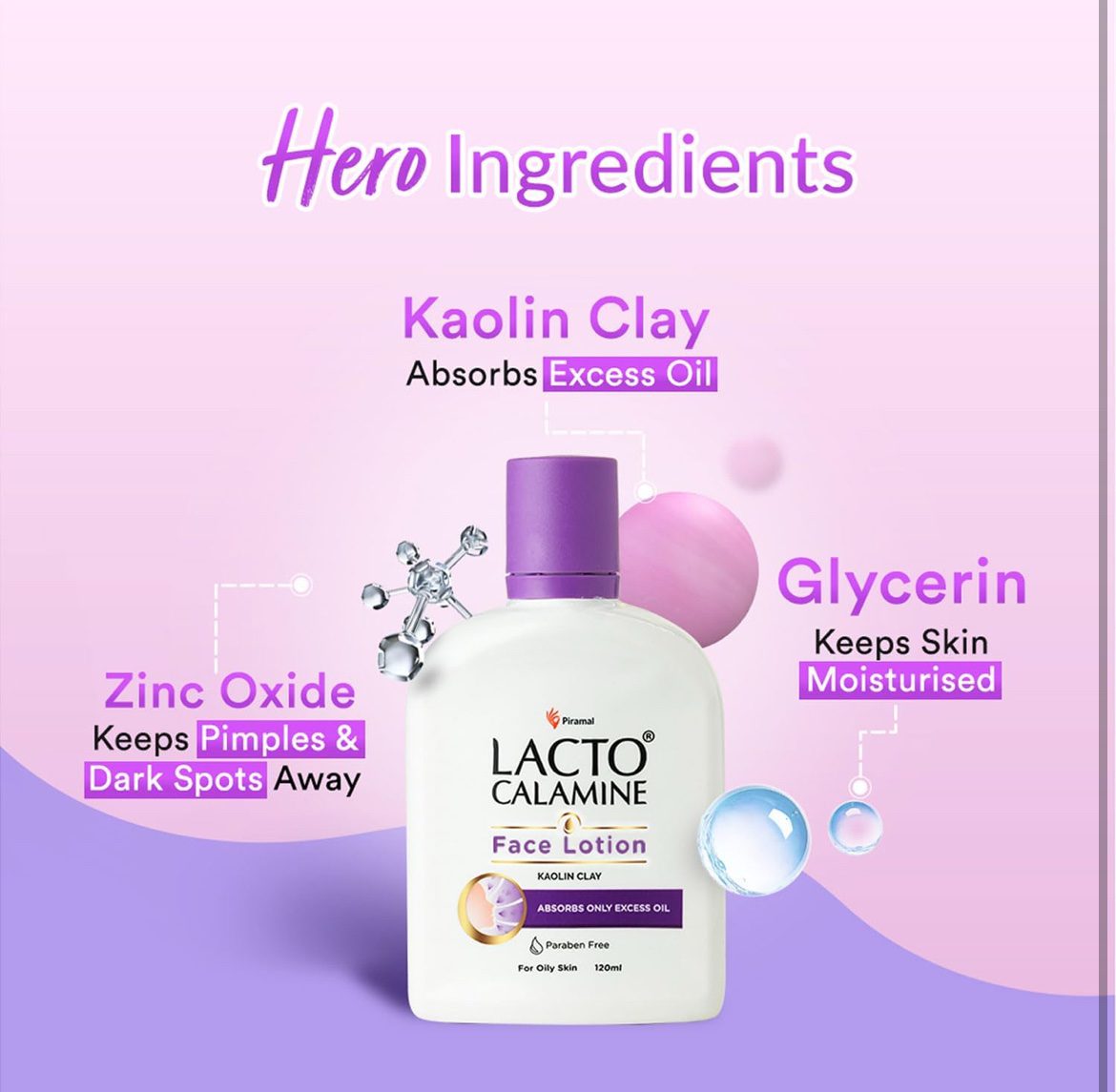Lacto Calamine Face Lotion for oily skin | 120ml