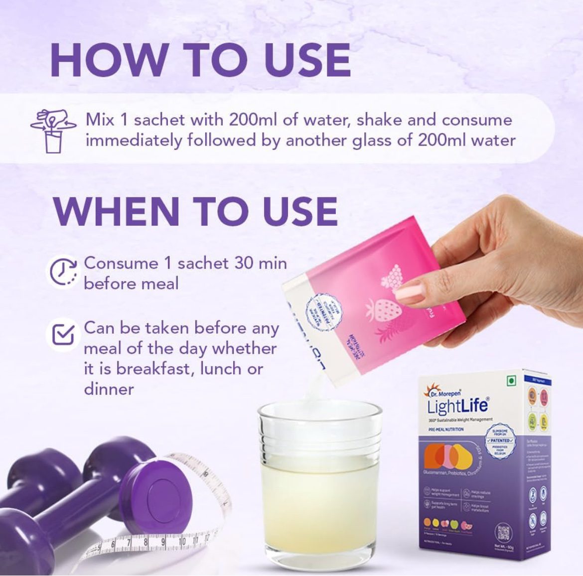 Dr. Morepen LightLife Pre-Meal Nutrition Mix