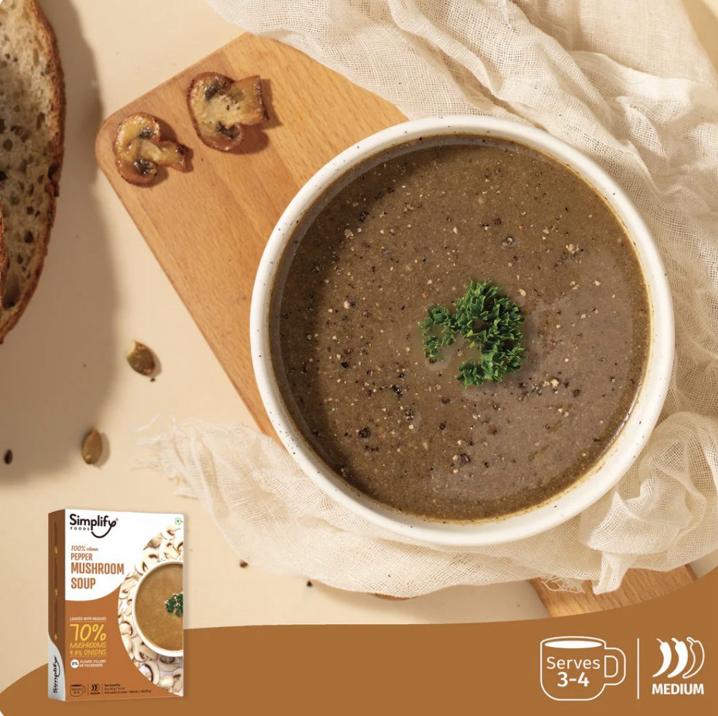 Simplify Pepper Mushroom Soup
