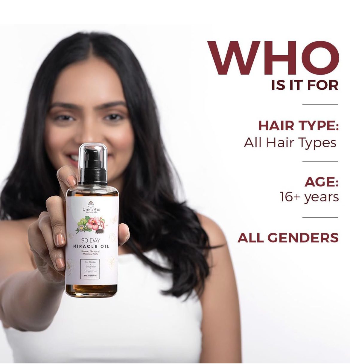The Tribe Concepts 90 Day Miracle Hair Growth Oil