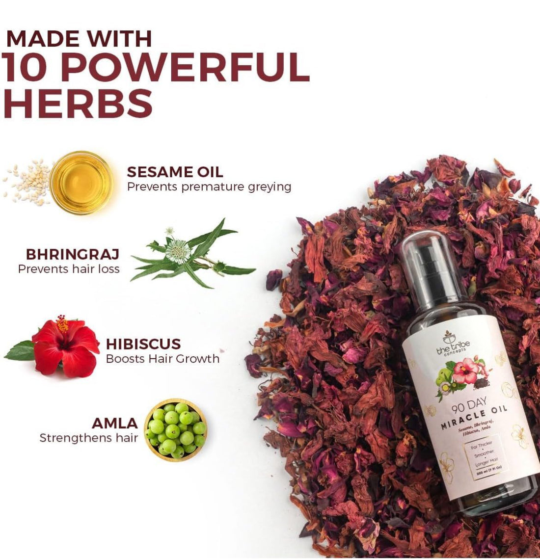 The Tribe Concepts 90 Day Miracle Hair Growth Oil