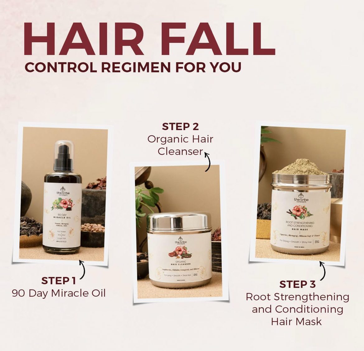 The Tribe Concepts 90 Day Miracle Hair Growth Oil