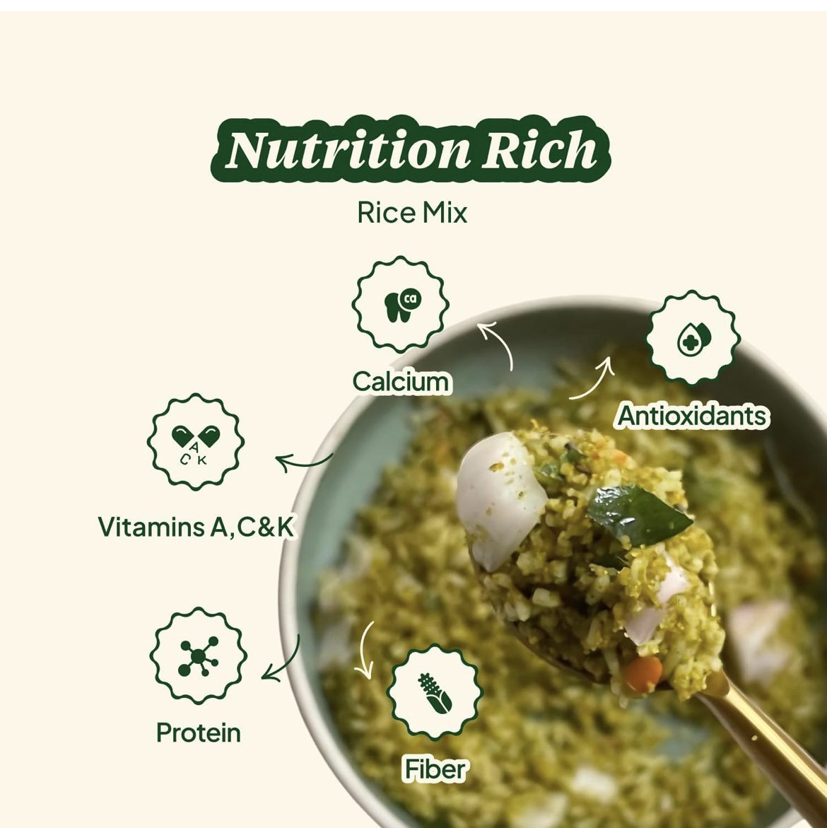 THE GOOD LEAF Moringa Rice Mix Powder 200 G