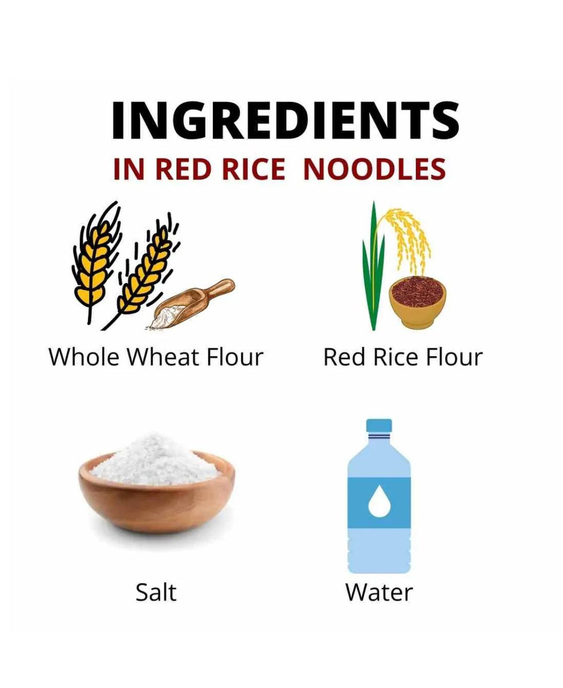 Naturally Yours Red Rice Noodles - 180g