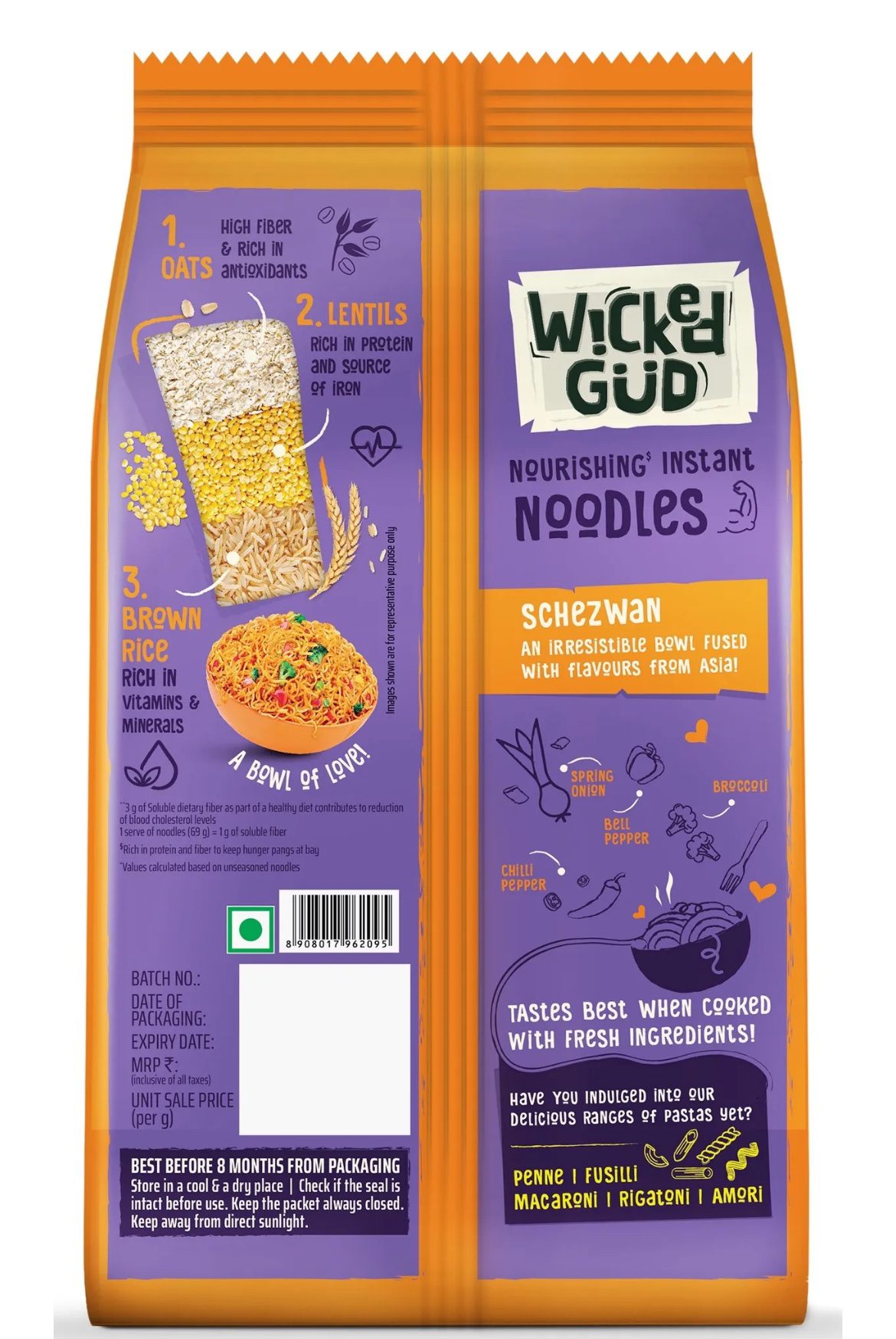 Wickedgud Schezwan Instant Noodles -180G