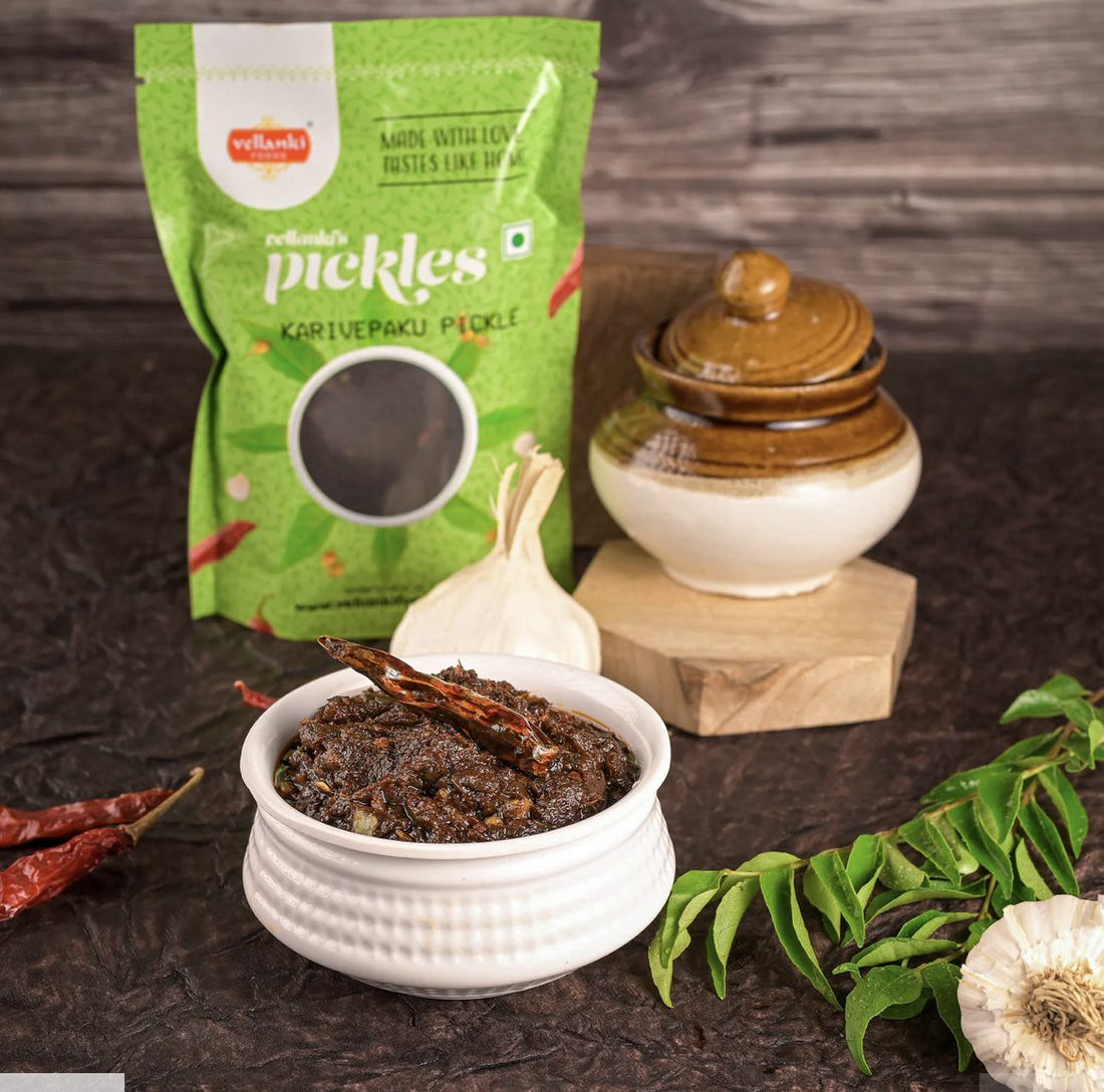 Vellanki KARIVEPAKU PICKLE (CURRY LEAVES)