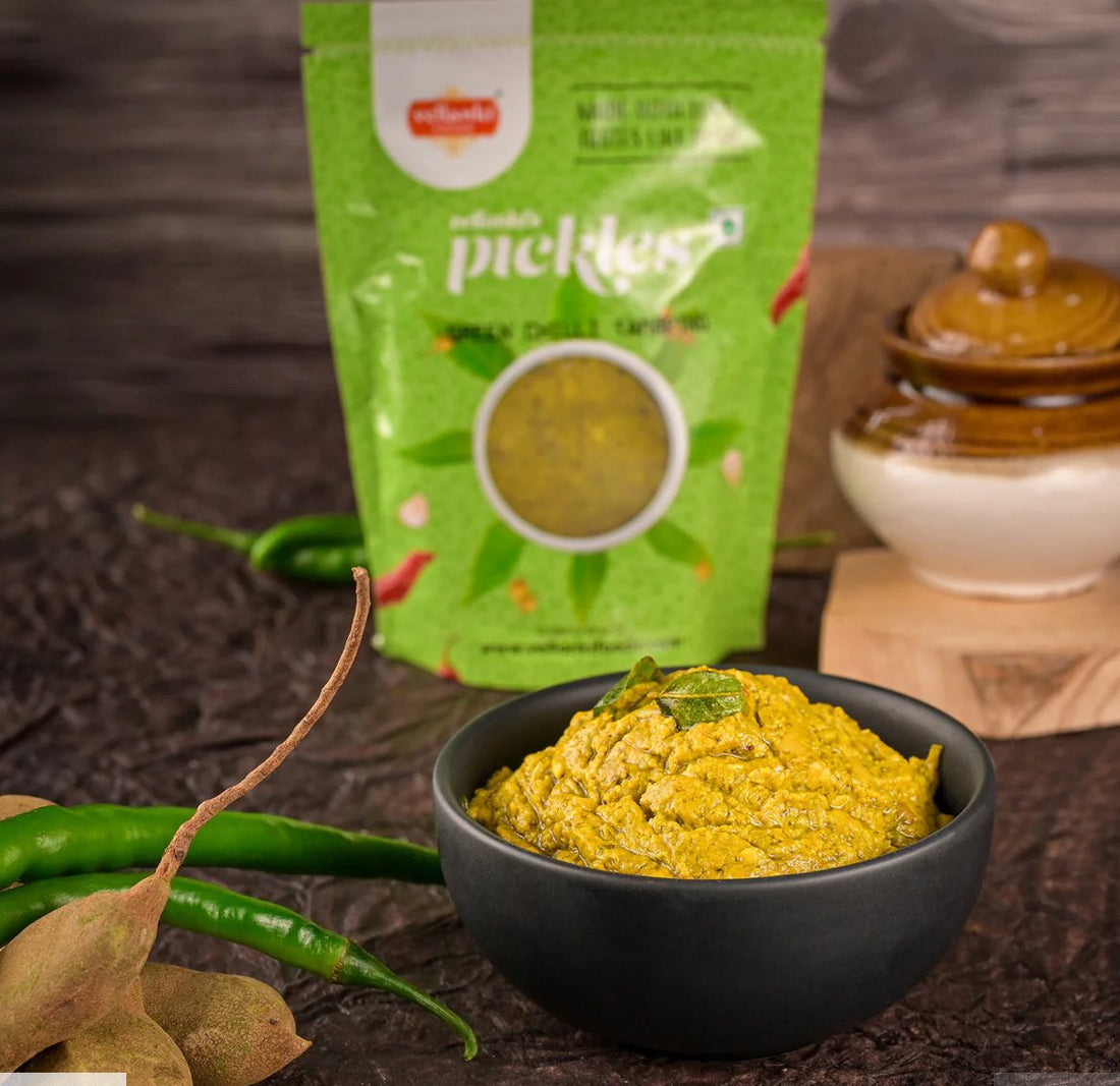 Vellanki GREENCHILLI TAMARIND PICKLE