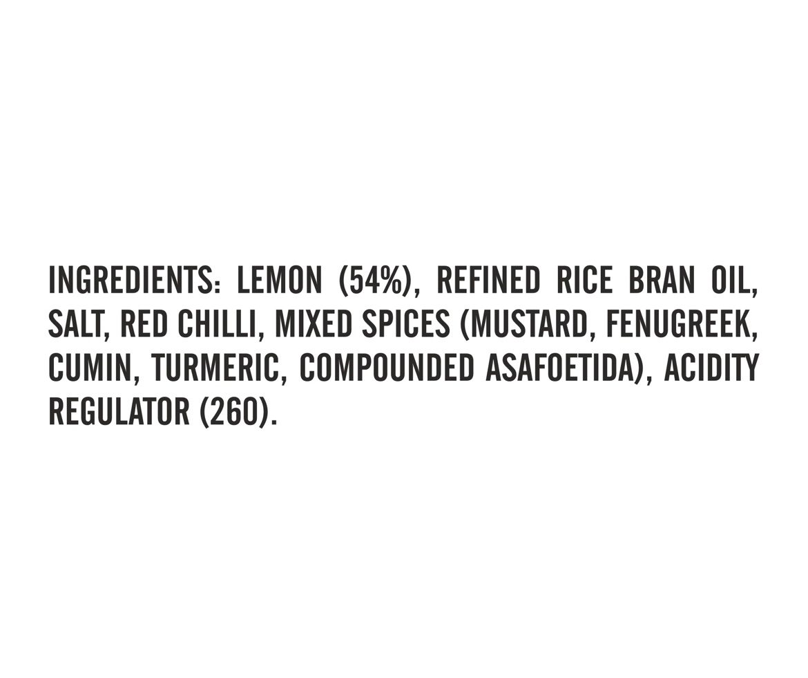 Priya Low Salt Lemon Pickle 210G