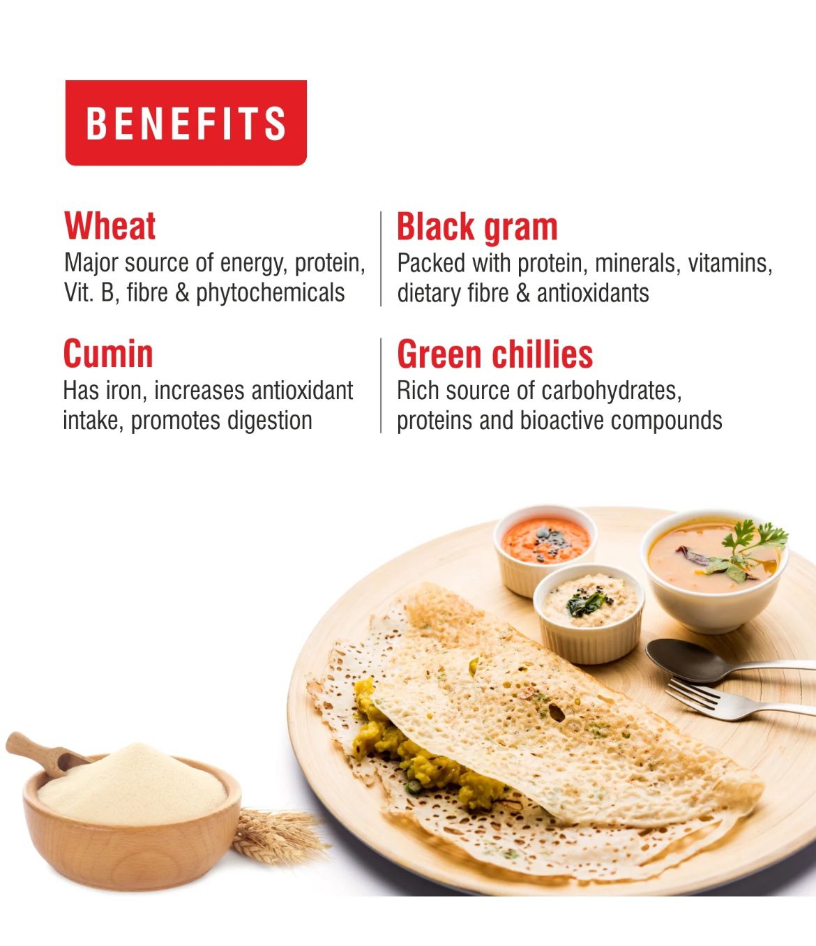 Priya Instant Rava Dosa Mix - 200 G