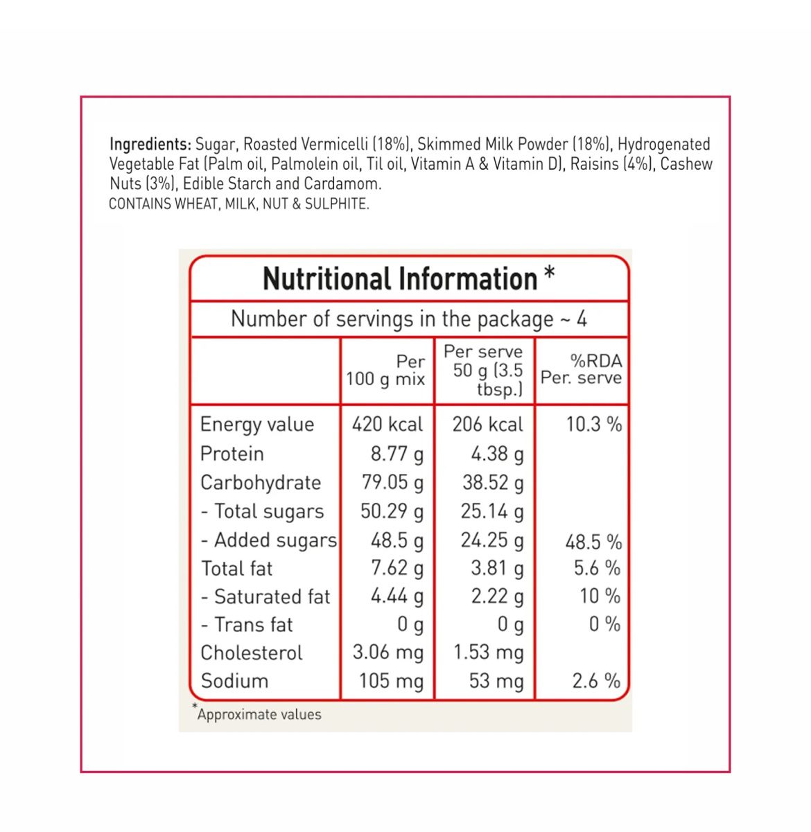 Priya Instant Kheer Mix - 200 G