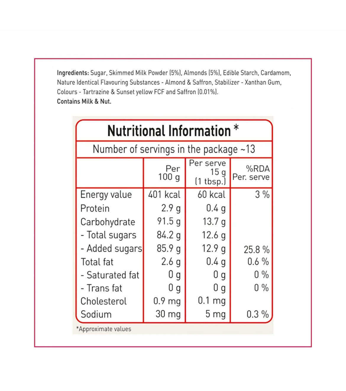 Priya Instant Badam Milk Mix - 200 G