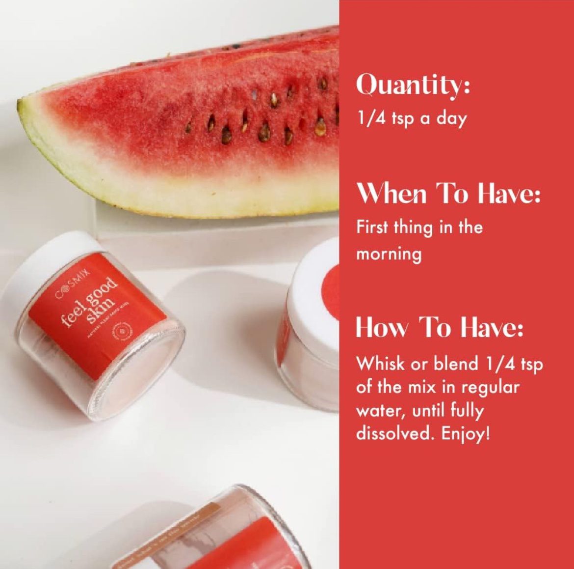 Cosmix Feel Good Skin For Nourished And Healthy Skin