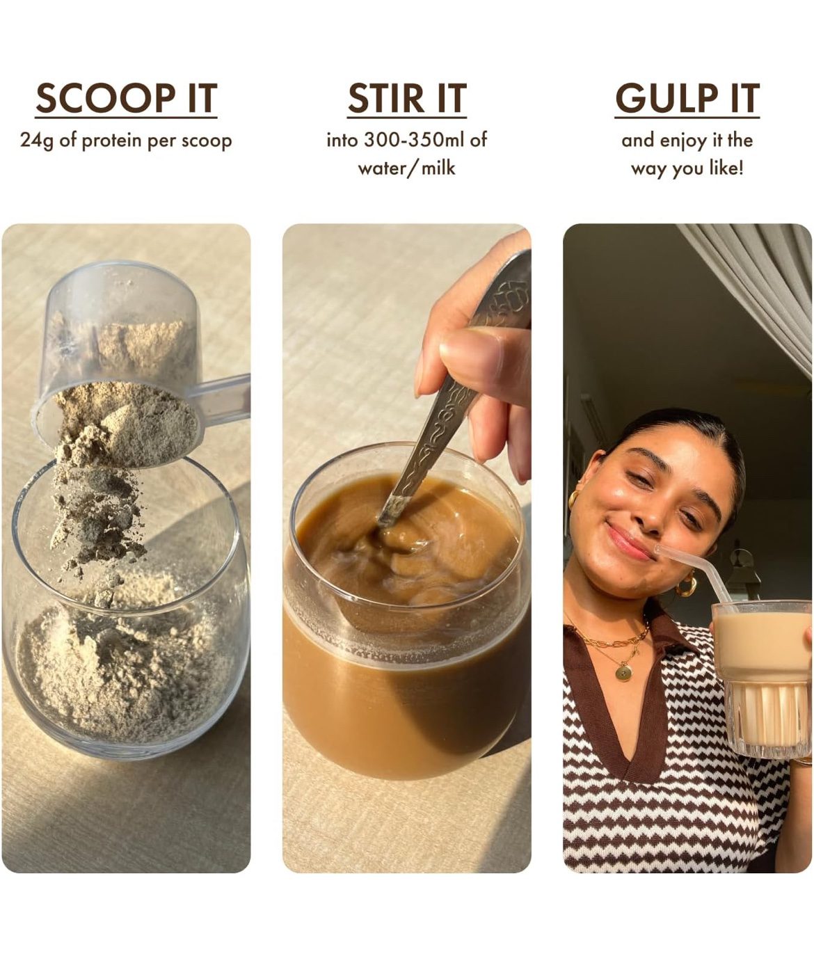 Cosmix No-Nonsense Plant Protein | 24g Protein/Serve | Kerala Vanilla Bean - 500 G