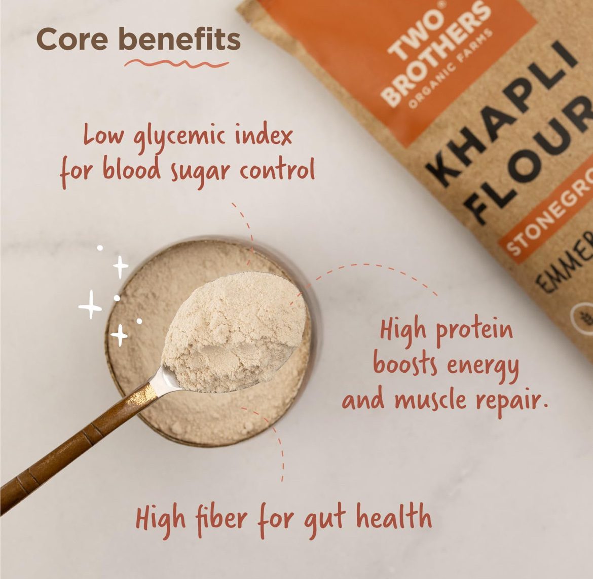 Two Brothers Organic Farms - Khapli Wheat Flour (1 kg)