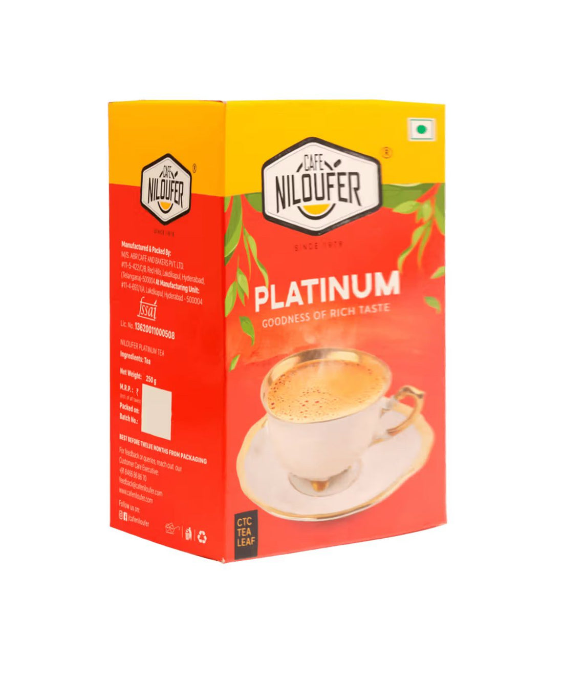 Cafe Niloufer Platinum Tea Powder - 500G