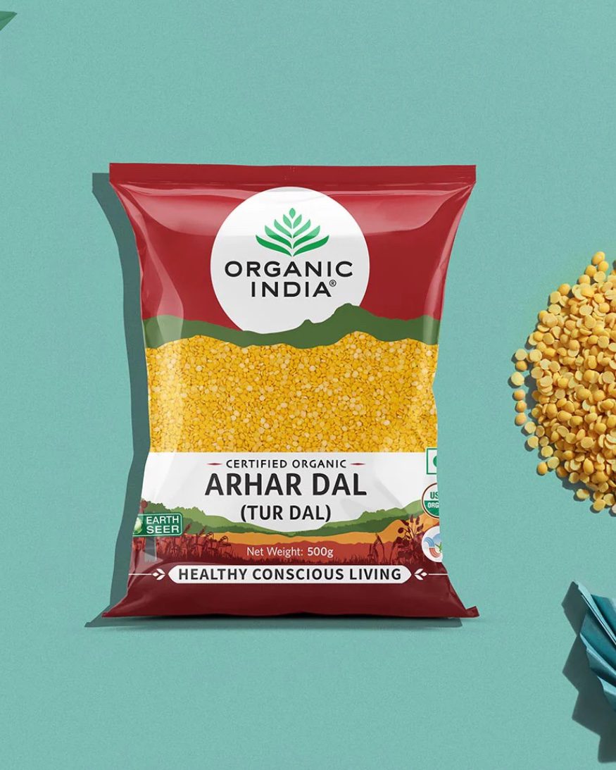 Organic India Arhar Dal (Tur Dal) 1 Kg