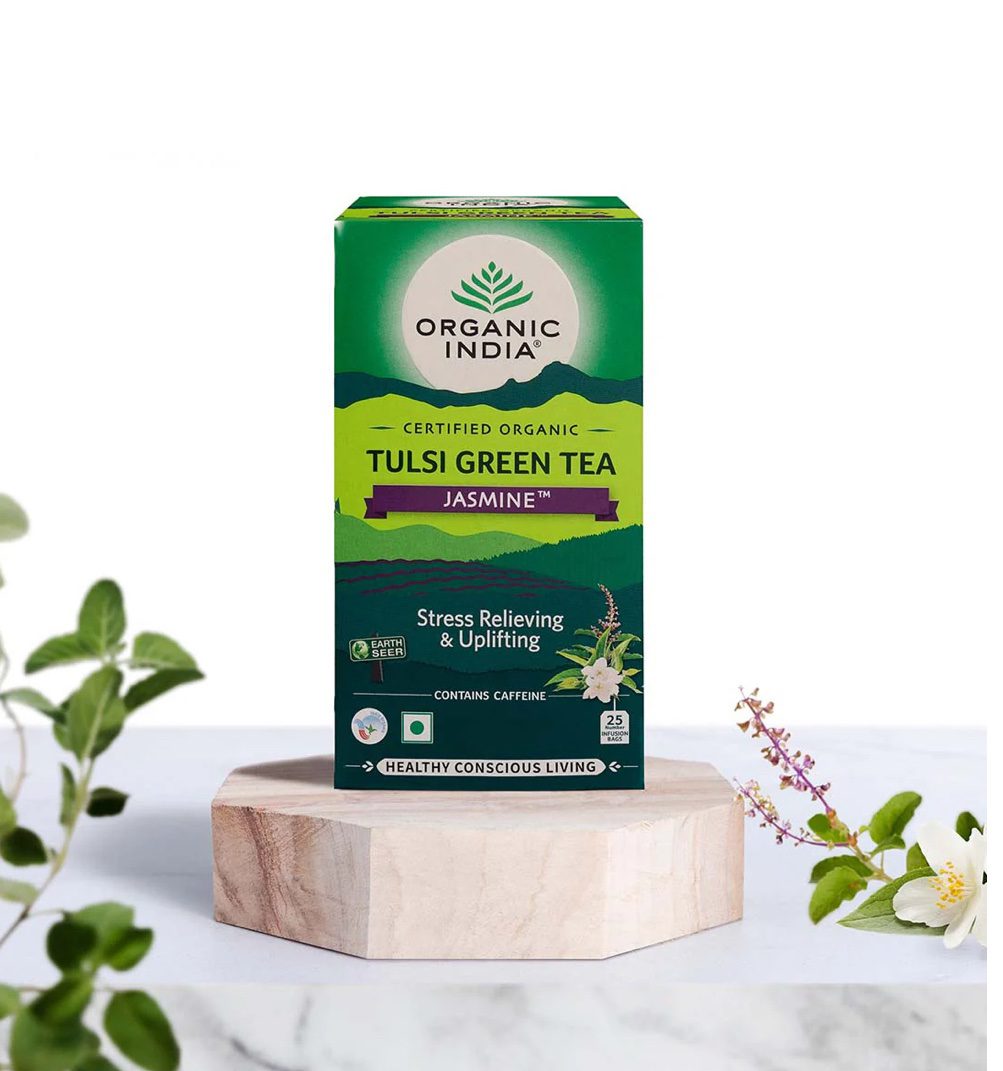 Organic India Tulsi Green Tea Jasmine