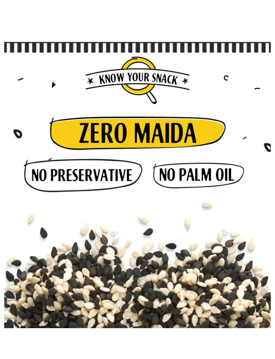 Baker's Dozen Zero Maida Lavash Baked Snack - 100G