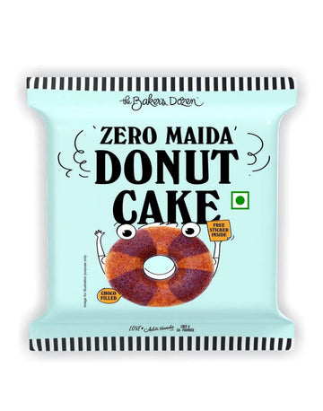 Baker's Dozen Zero Maida Donut Cake -42g [ Pack of 2]