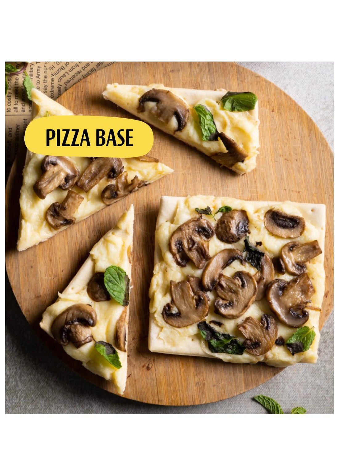 Baker's Dozen Zero Maida Pizza Base - 140G [Pack Of 2]