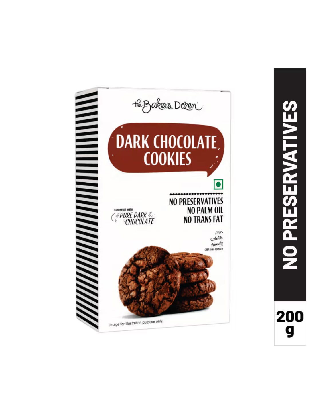Baker’s Dozen Dark Chocolate Cookies - 200 G