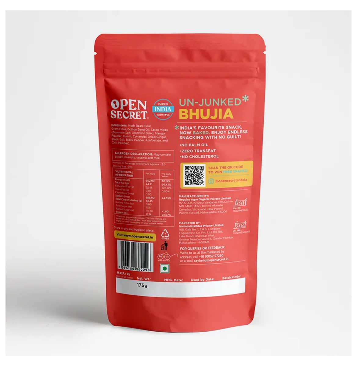 Open Secret Baked Bhujia - 175G